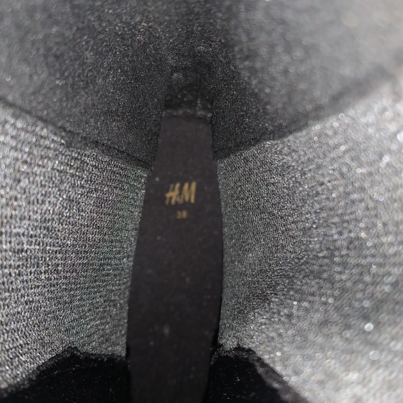 H&M Women’s Chelsea Boots Black 7 - Picture 7 of 8